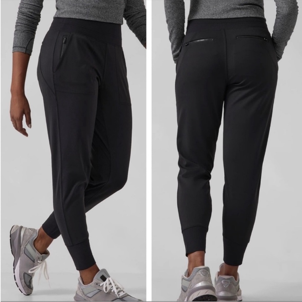 Athleta Venice high rise jogger pants black XS